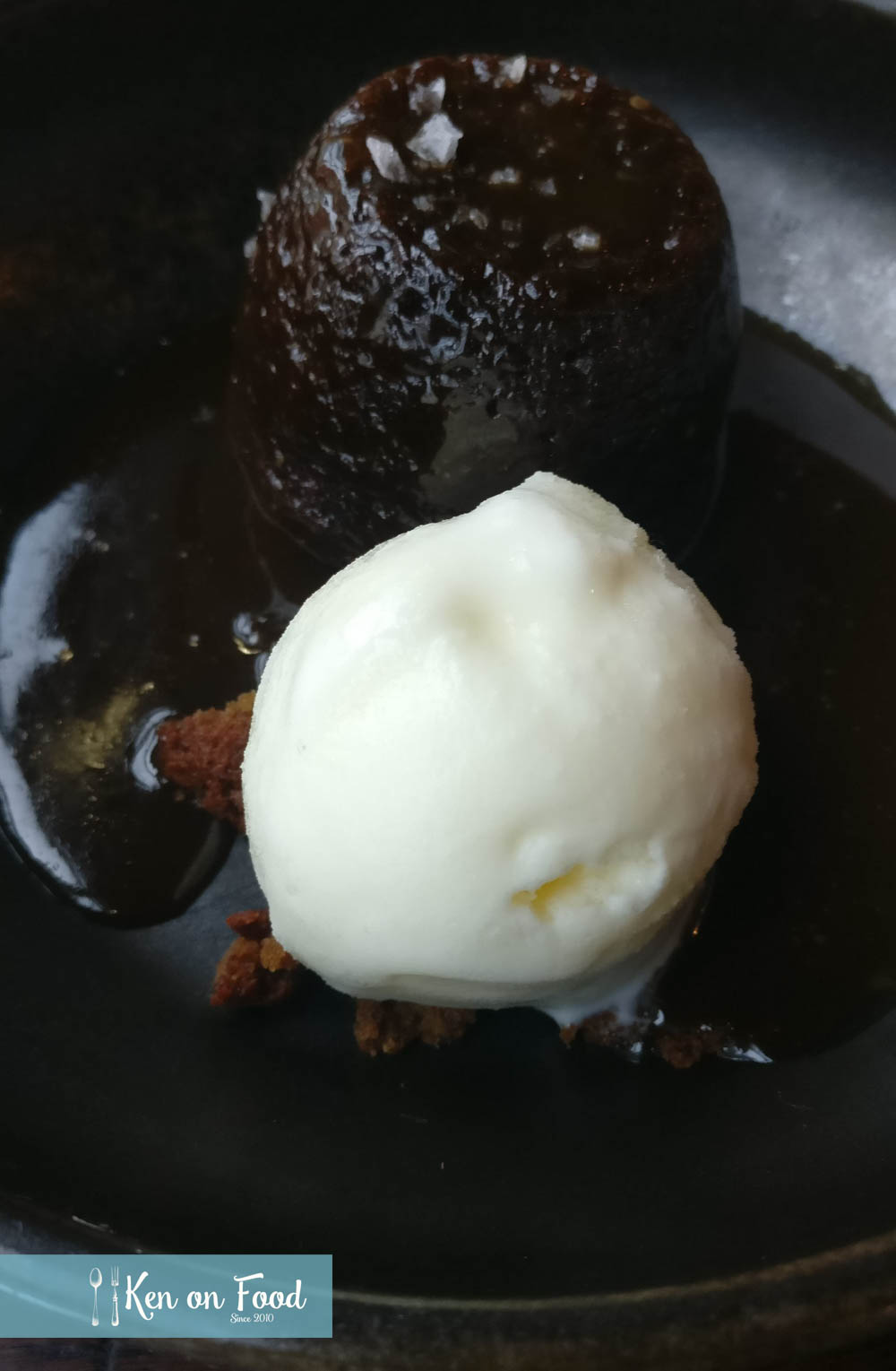Sticky toffee pudding at Butcher. Photo: Ken McGuire/kenonfood.com