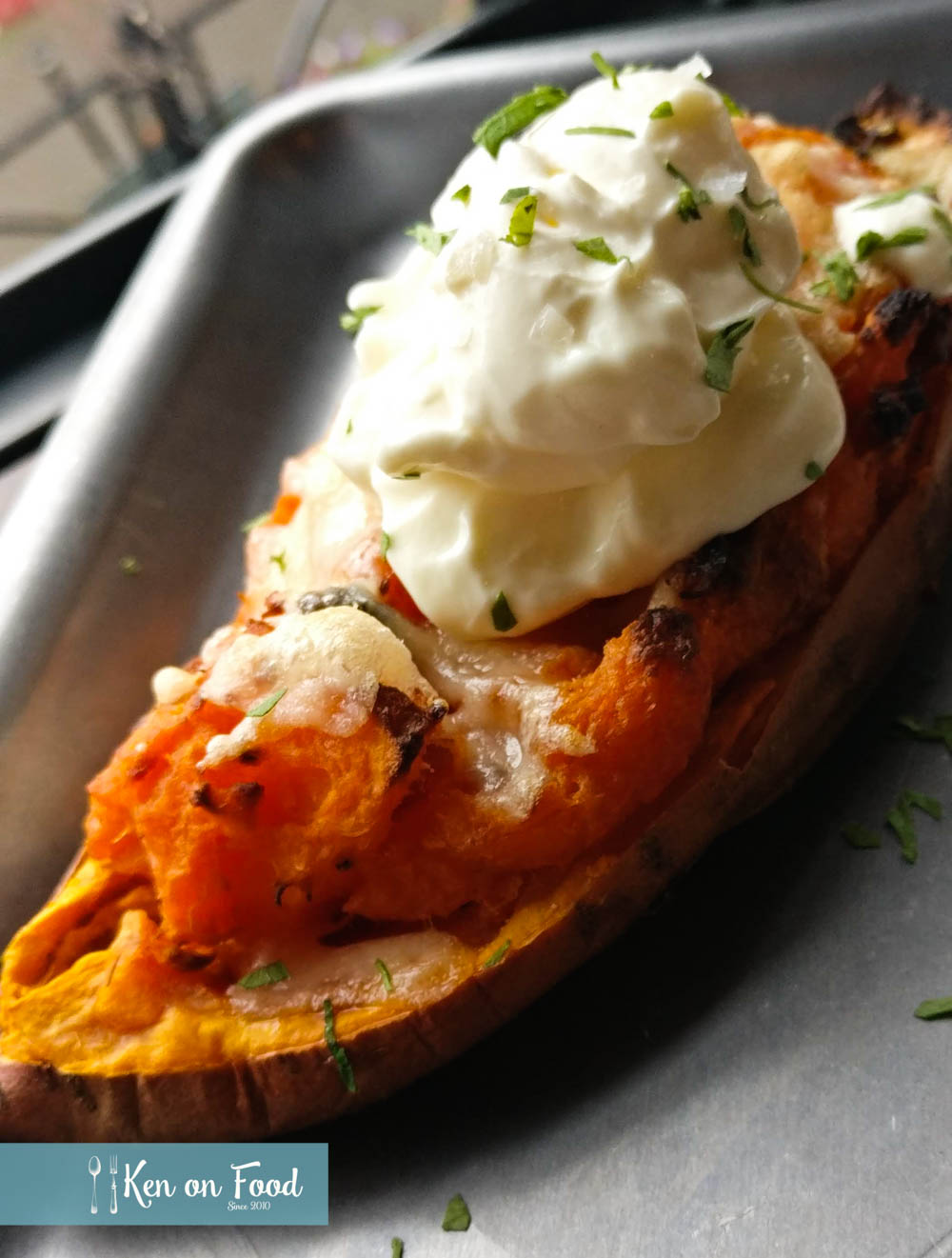 Loaded sweet potato at Butcher. Photo: Ken McGuire/kenonfood.com