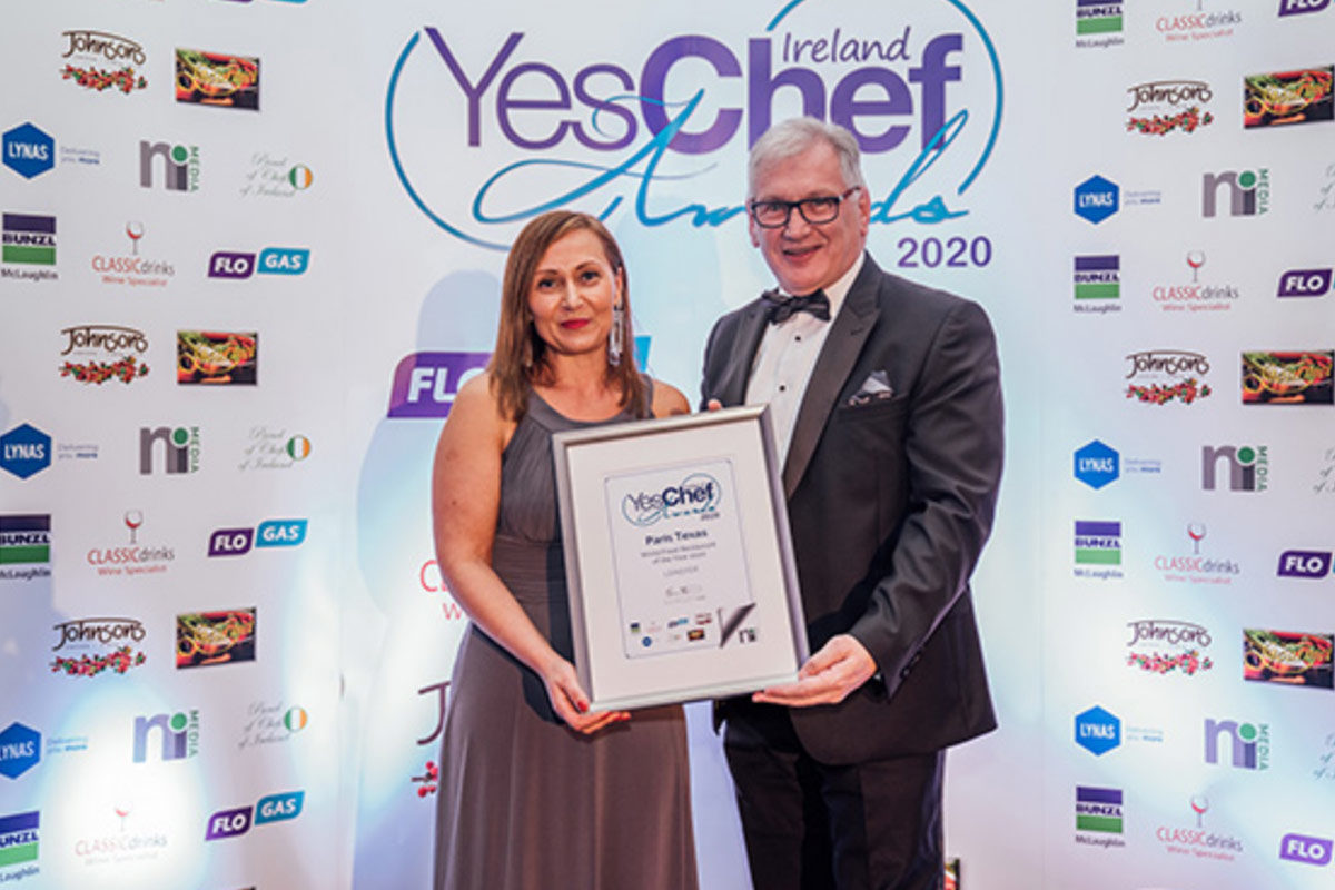 Pat Crotty (right), owner, Paris Texas, Kilkenny - Best World Food Restaurant, Leinster