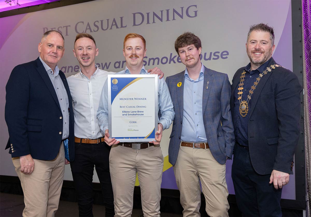Some of the Elbow Lane team; best casual dining in Cork. Photo: Paul Sherwood / Paul Sherwood Photography
